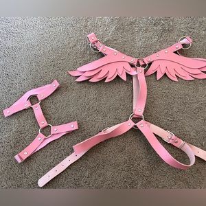 Angel Wings and Garter